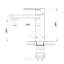 Robinet de salle de bains monotrou avec ensemble de drainage-51895839