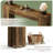 Rustic Coffee Table,Sturdy Console Table,Wooden Hallway Table-1809224459