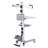 Height Adjustable Rolling PC Cart Desktop Laptop Dual Monitors-54648857