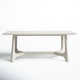 Burk 76" Trestle Dining Table