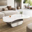 Table basse moderne avec plateau en pierre frittée Modern Butterfly