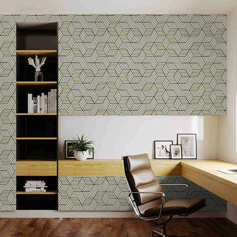 Rouleau de papier peint adhésif L 16,5 pi x l 17,7 po