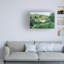 Art mural sur toile tendue - art mural Camille Pissaro «The Path in the Village» pour le salon, la chambre à coucher ou le bureau - 16 x 24-10588206