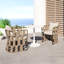 Venetta Metal Outdoor Dining Armchair with Cushion