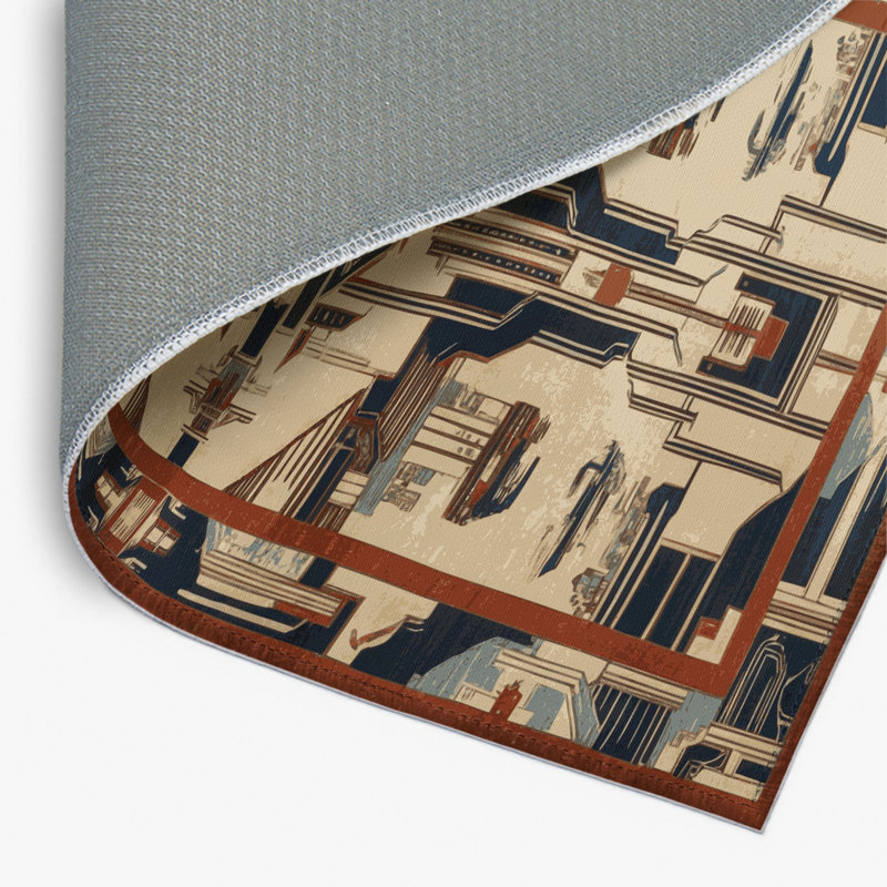 Tapis intérieur et extérieur ArtDeco, Rectangulaire 2 pi x 3 pi