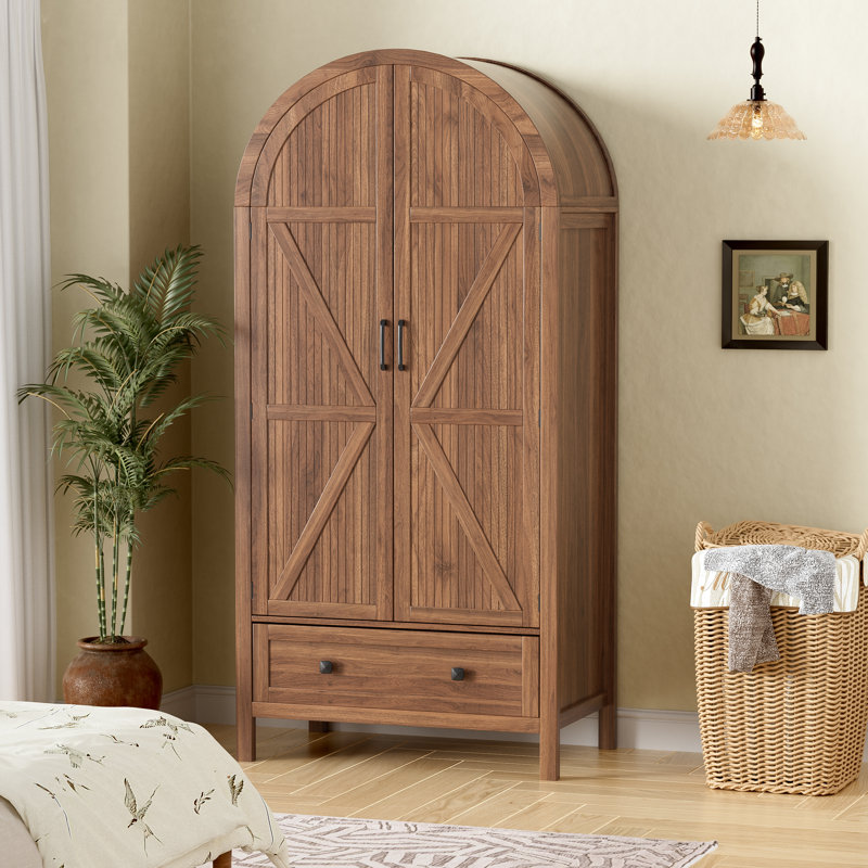 Armoire-penderie Armoire, Brun