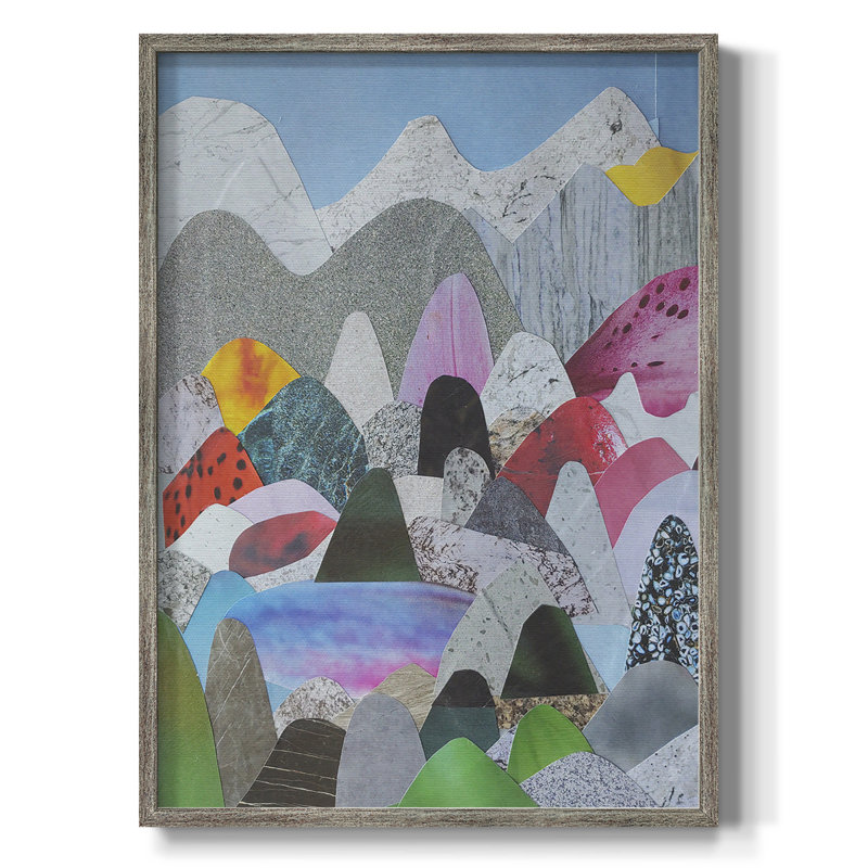 Utah Mountains Framed Print - Solid Wood, 11" H x 9" W