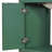 36" Retro Green Multi-Storage Solid Wood Bathroom Vanity with Ceramic Sink