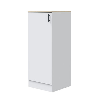 Magno Modular 600mm Tall Kitchen Cabinet Cupboard White Gloss