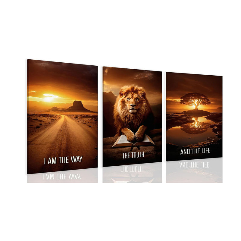 3 Piece Wrapped Canvas Wall Art