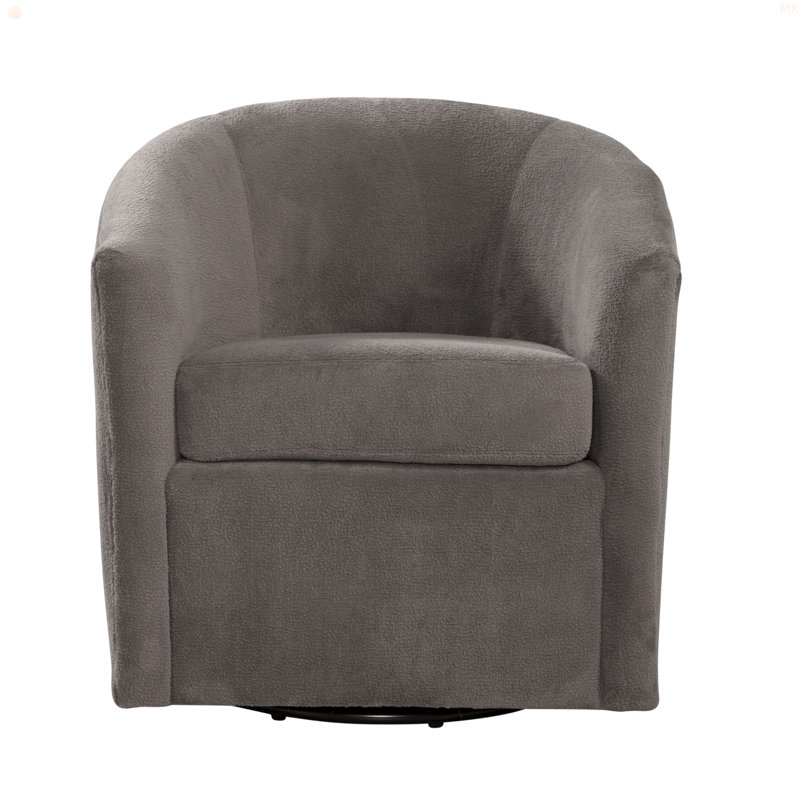 Fauteuil d'appoint pivotant Oaklynn, Gris clair