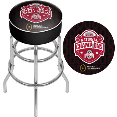Ohio State University Swivel Upholstered Counter Stool
