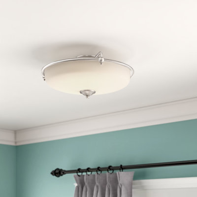 Ampelio Glass Semi Flush Mount