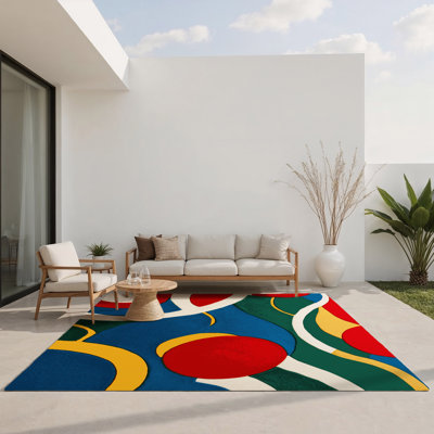 Tapis intérieur et extérieur Retro Horizon