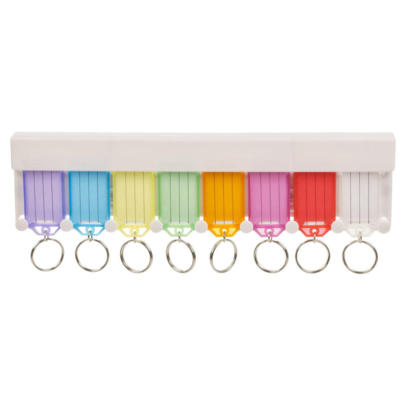 Wood Wall Organizer with Key Hooks