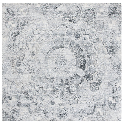 Hughley Hand Woven Wool and Polyester Oriental Area Rug