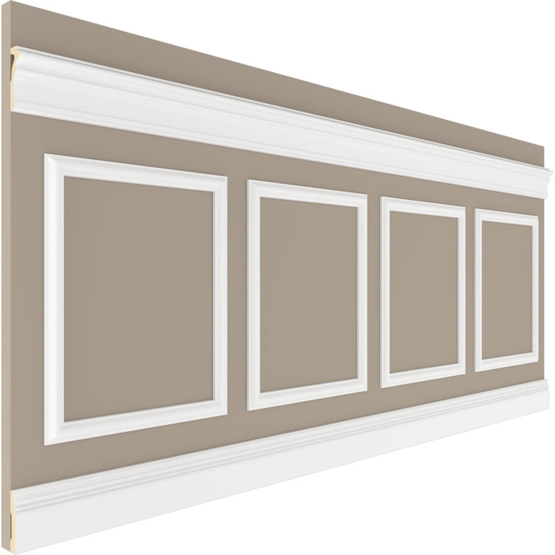 40'' H x 94.5'' W x 0.5'' D Wainscot Panelling