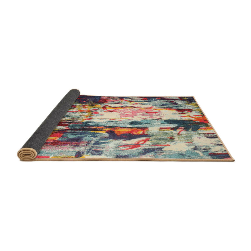 Abstract Indoor Rug, Round 3'