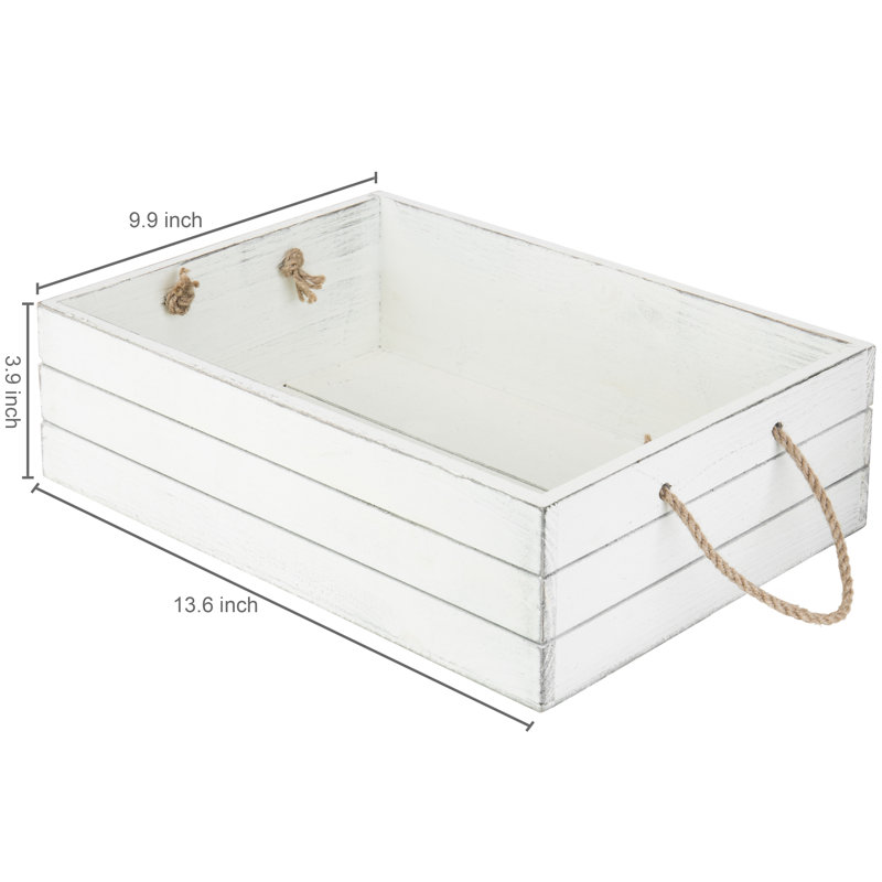 Solid Wood Decorative Bin