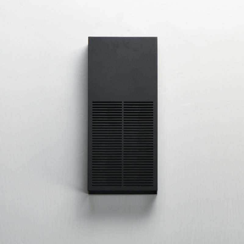 Grate-Outdoor Wall Mount, Black