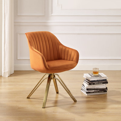 Brilliana Velvet Swivel Accent Chair