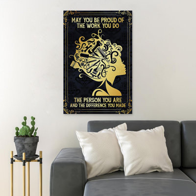«Value N'applique pas», impression sur toile tendue