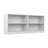 Paulica Small 2 Shelf Bookcase - Set of 2, Storage Bookshelves for Home Office and Living Room-286464746