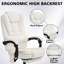 Fauteuil de bureau ergonomique avec repose-pieds Massage-97791559