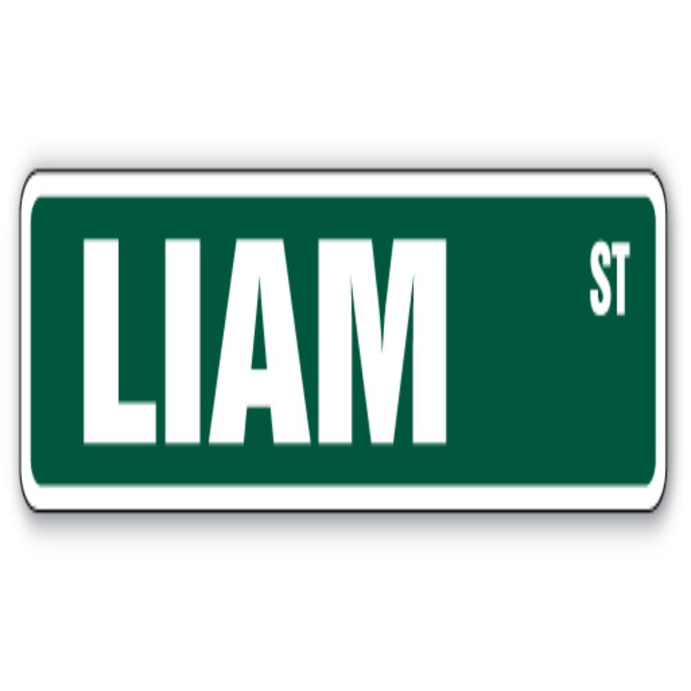 SignMission Liam Street Sign Childrens Name Room | Wayfair