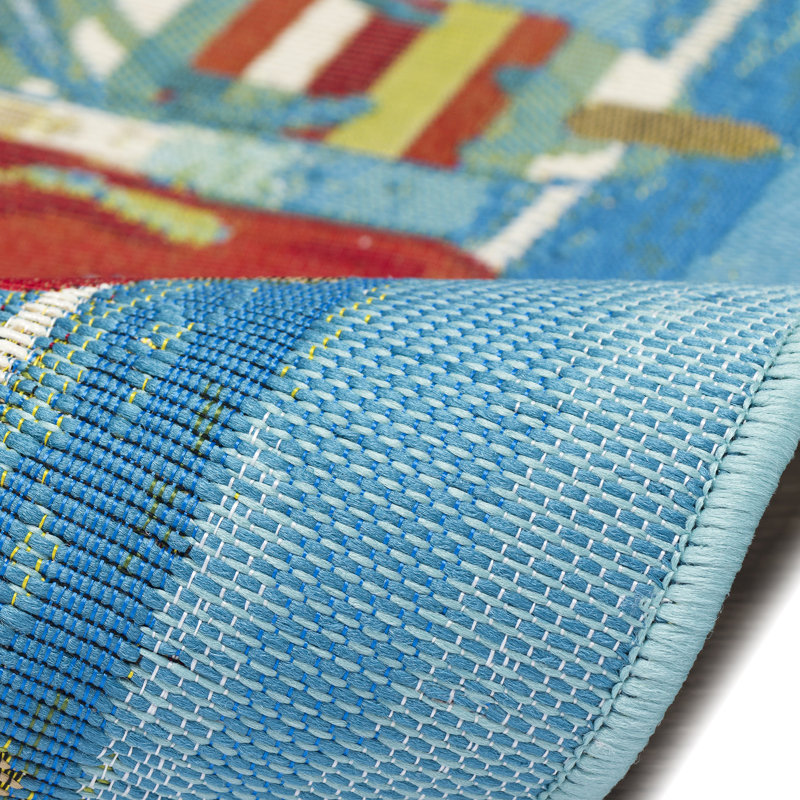 Thomasina Synthetic Non-Skid Kitchen Mat, Rectangle 2'5" x 3'11"