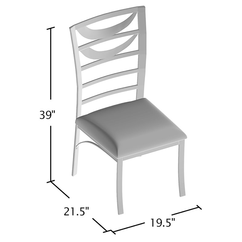 Bagdai 6 - Person Glass Top Pedestal Dining Set