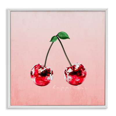 «Happiness Disco Cherries», estampe numérique, conception de Kim Allen