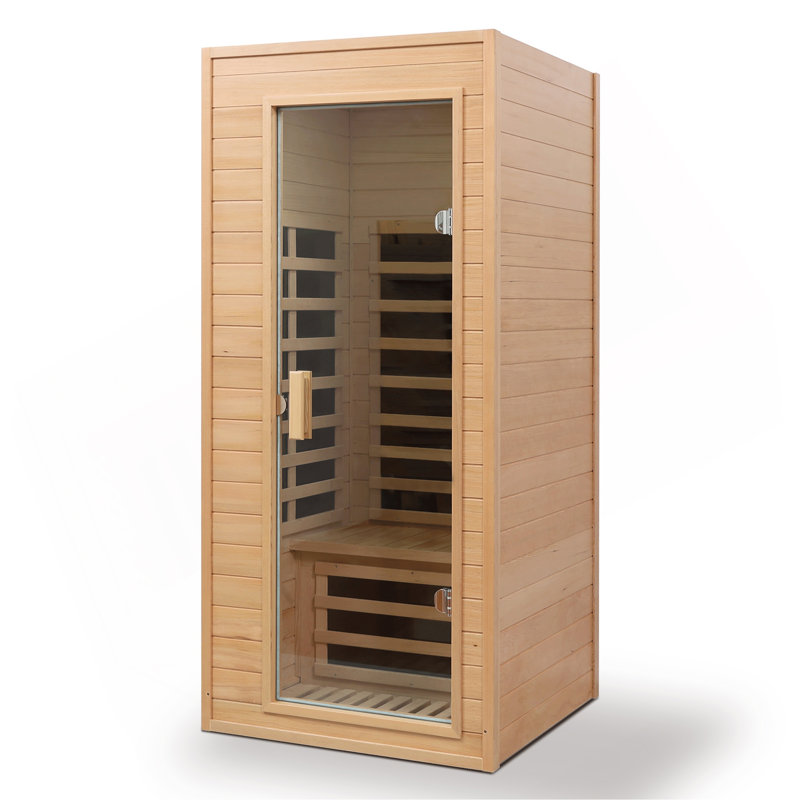 Sauna intérieur encastré à infrarouge lointain Hemlock