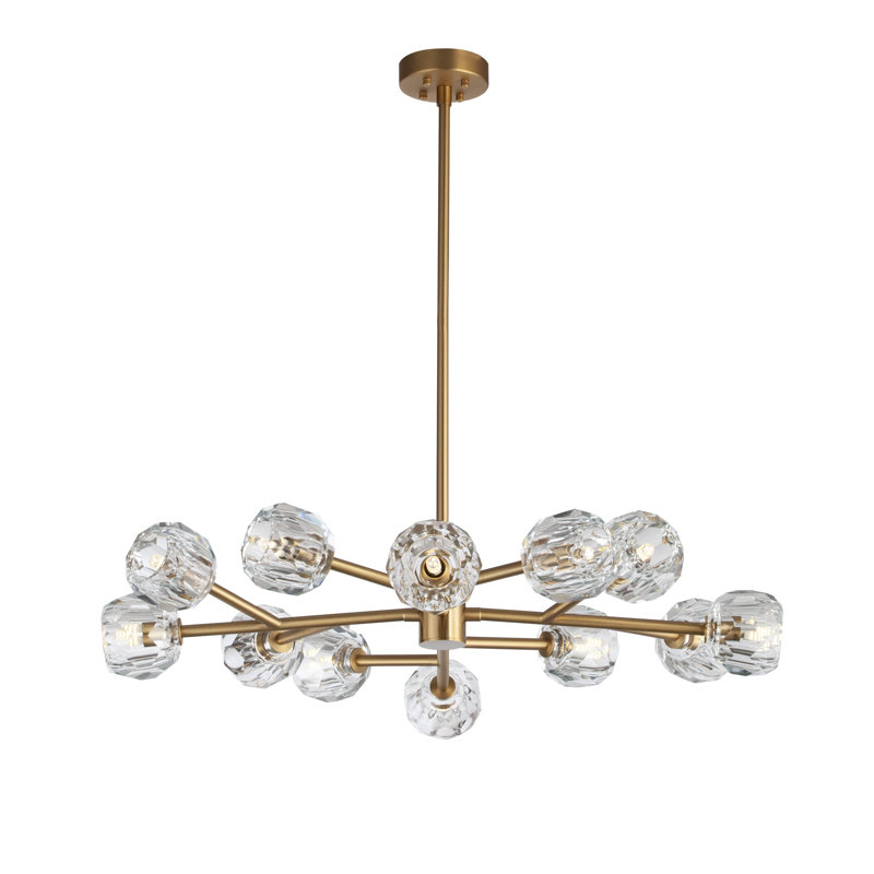 Misner 12 - Light Sputnik Chandelier, Gold