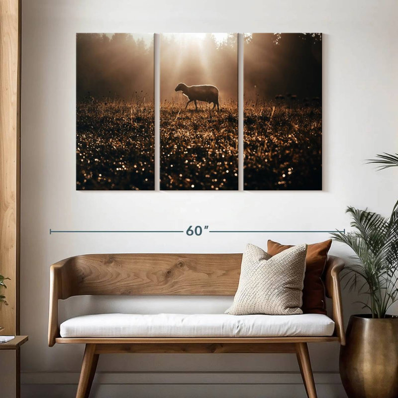 Brampt Lost Sheep, 32" H x 50" W