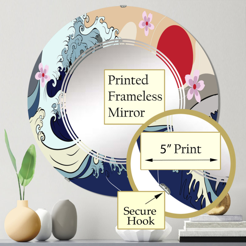 Miroir de salle de bain sans cadre, 24 po x 24 po