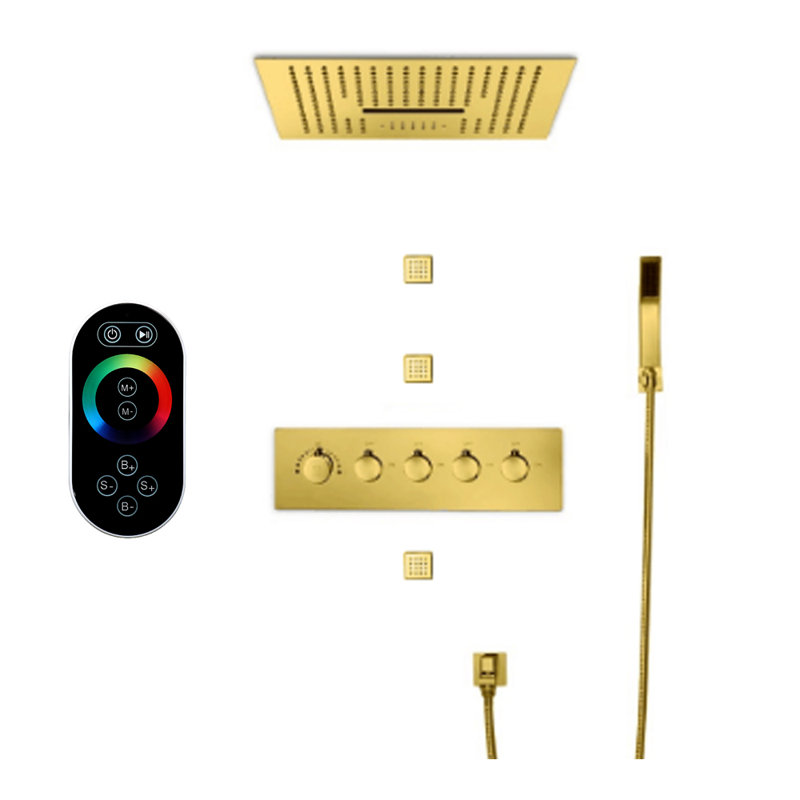 Thermostatic All-In-One Kit with Rough in-Valve