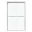 Cabine de douche coulissante demi-cadre l 48 po x H 76 po, chrome-119845672