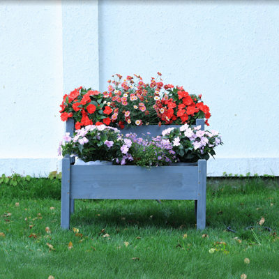 Wood Raised Garden Bed