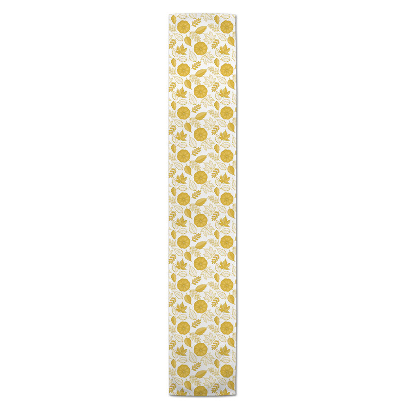 Chemin de table Safira, 90 po x 16 po, Jaune