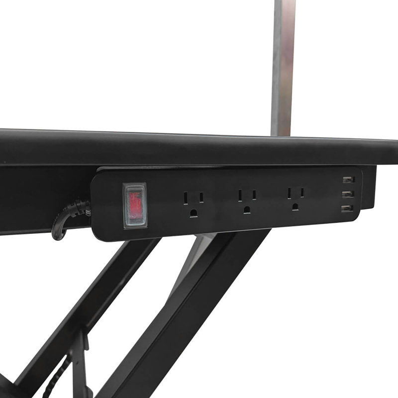 Waggz Step-low Black Electric Dog Grooming Table