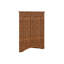 Armoire de rangement triangulaire avec 3 tablettes réglables-113930265