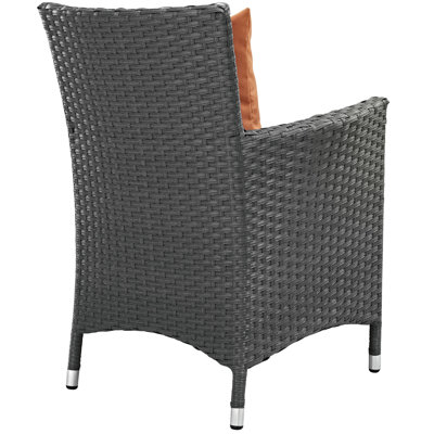 Chaises de salle à manger d'extérieur Modway Stopover