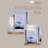 16" Modern Dimmable Linear Integrated LED Vanity Wall Sconce, Set of 2, Chrome-635133996