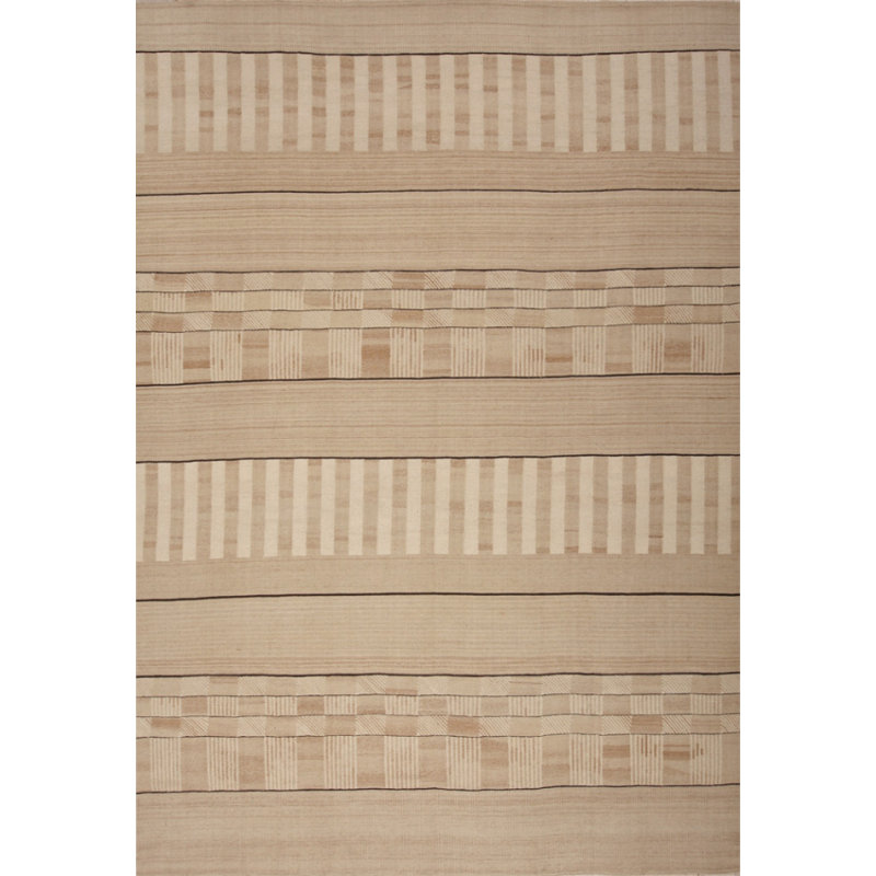 Moroccan Geometric Area Rug in Beige