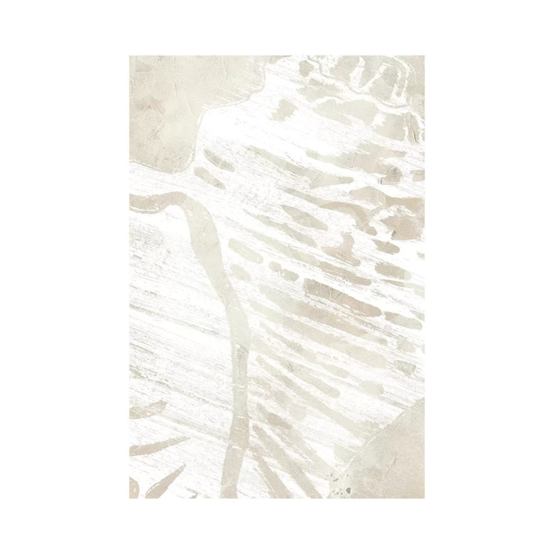 Linen Tropical Silhouette III by June Erica Vess - Wrapped Canvas Gallery-Wrapped Canvas Giclée, 30.48cm H x 20.32cm W