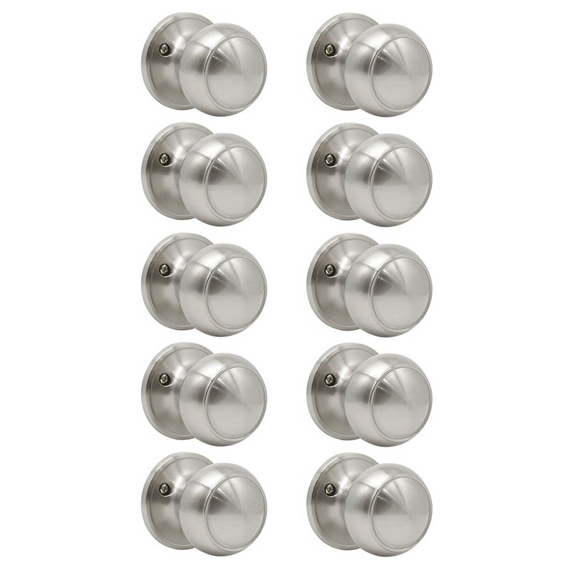 2.24'' Diameter Single Dummy Round Knob, Satin Nickel