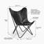 Méridienne moderne noir l 31,5 "x H 34,5" avec confort ergonomique et structure en fer durable-2113348756-2015867373