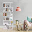 Barnouski 192cm H x 80cm W Geometric Bookcase-1064509796