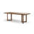 Brown Rectangular Solid Wood Dining Table-2104387999